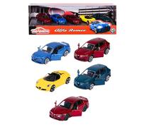 Majorette - Dream Cars - 5 Alfa Romeo - Coches de Juguete como Set de Regalo, Modelos de Coches para coleccionistas o niños a Partir de 3 años, Alfa Romeo