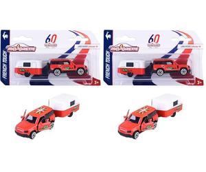 Majorette - French Touch País Vasco - 1 vehículo Premium - Coches en Miniatura de Metal - Escala 1/64ª - 212055014Q03, Azul o Blanco (Paquete de 2)