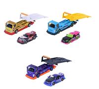 Majorette JDM Legends Transporter (Juego de 2 Coches de Juguete) - Camión con maqueta de Metal con Piezas Desmontables, selección aleatoria de 3 Juegos para niños a Partir de 3 años, 13 cm