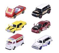 Majorette - Modelo de Coche de la edición de cumpleaños Premium de 60 años, selección aleatoria de 6 Coches de Juguete de Metal (un Modelo por década), 7,5 cm, a Partir de 3 años