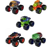 Majorette Monster Rockerz Color Changers, 3 Modelos Diferentes, Entrega 1 camión con Pintura mágica Que Cambia de Color, neumáticos de Goma, para niños a Partir de 3 años