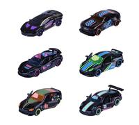 Majorette Neon Racer Premium Cars - Coche de Juguete con Rueda Libre Piezas de Apertura de Metal 1 de 6 Modelos aleatorios 1:64 para coleccionistas y niños a Partir de 3 años 7,5 cm