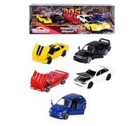 Majorette - Pack de 5 Coches de Metal "Los Jóvenes '90", Escala 1:64, 7,5cm, Edición clásicos años 90, A Partir de 3 Años (212052021)