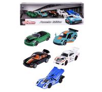 Majorette - Pack de 5 Coches de Metal Porsche, Escala 1:64, 7, (Importación USA)