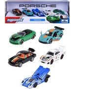 Majorette Porsche 5 Autos Pack Regalo De Metal