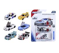 Majorette - Porsche Deluxe Cars, Surtido de 6 Modelos (Vision GT, 935 K3, Carrera RS, GT3 Cup, Taycan…), envío Aleatorio, Metal 1:64 (7,5 cm), Caja coleccionista Decorada, Desde 3 años (8502101001)