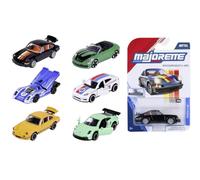 Majorette Porsche Premium Cars colección Ride Cool Metal Escala 1:64 7,5 cm - Coches con Partes móviles y Licencia Oficial Porsche - Recibes 1 Coche Aleatorio de 6 Modelos (8502100002)