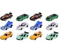 Majorette Porsche Premium Cars colección Ride Cool Metal Escala 1:64 7,5 cm - Coches con Partes móviles y Licencia Oficial Porsche - Recibes 1 Coche Aleatorio de 6 Modelos (8502100002) (Paquete de 2)