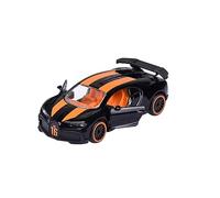 Majorette - Racing Cars - Bugatti Chiron Pur Sport - Coche de Juguete Altamente detallado, Escala 1:64 (7,5 cm), con Tarjeta Coleccionable, Modelo de Coche para niños a Partir de 3 años
