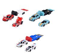 Majorette - Set de Dos Coches Metal Porsche con Remolque y Rampa, Escala 1:64, Licencia Oficial, Se Envía un Modelo de Manera Aleatoria, no se Puede Elegir el Modelo, A partir de 3 Años (212053112)