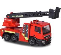 Majorette SOS Man TGS Rosenbauer - Coche de Bomberos (7,5 cm), Color Rojo, para niños a Partir de 3 años