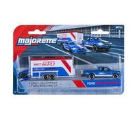Majorette - Trailer Deluxe + 2 Vehículos (Varios modelos)