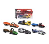 Majorette -Vehículo de Juguete con Remolque, Maqueta, Recibirá 1 de entre 6 Coches al Azar, A partir de 3 años (212053154)