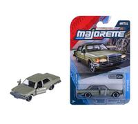 Majorette Vintage Premium - Mercedes-Benz 450 SEL (verde) - Modelo de coche de metal con rueda libre, suspensión y parte movible - 7,5 cm coleccionable y coche de juguete para niños a partir de 3 años
