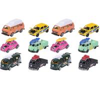 Majorette, Volkswagen Premium Cars, Coche metálico 7,5 cm, Escala 1:64, suspensión y Partes móviles, Tarjeta Coleccionable, 1 de 6 Modelos, Desde 3 años, envío Aleatorio (8504100000) (Paquete de 2)