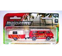 Majorette - Volkswagen T3 Syncro Con Caravana ERIBA Puck - VW T3 Bus 4WD Safari