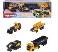Majorette Volvo 4 Vehículos Giftpack Set De Construcción De Metal