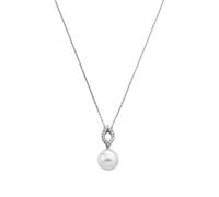 Majorica, Collar Lilit, Plata rodiada, Perla orgánica 12mm