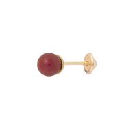 Majorica - Pendientes Baby Lyra con Perla Blanca - Colección Eternal - Elaborados con Plata Dorada - Perlas Redondas de 7 mm - Cierre Tipo Pincho - Joyería para Mujer