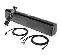 MAJORITY Bowfell Barra de Sonido TV | Bluetooth Barras de Sonido PC | 50W 2.0 Estéreo Altavoces TV | 39cm Soundbar | Altavoz Sound Bar Inalambrico Optico, USB, AUX | Mando a Distancia Incluido (Negro)