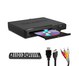 Majority DVD Reproductor y Leitor CD para TV con Reproducción MP3 y USB | Sin Región DVD Player HDMI con Conversión a 1080p | Cable HDMI, Cable RCA y Mando a Distancia Incluidos