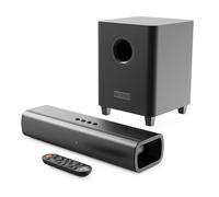 MAJORITY Naga 40 Plus Barra de Sonido TV 200W con Subwoofer Inalámbrico | HDMI ARC, Óptico, AUX, USB | Bluetooth 5.0 | Montaje en Pared | Mando a Distancia y Soportes Incluidos