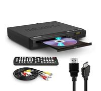 Majority Reproductor DVD para TV | Sin Región DVD Player HDMI con Conversión a 1080p | Leitor CD con Reproducción MP3 y USB | Cable HDMI, Cable RCA y Mando a Distancia Incluidos