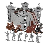 MAJORMENCH 1 Juego de Castillo de Caballeros para Set de Juguetes de Caballería Romana Decoración de Realista para Imaginación y Coleccionistas
