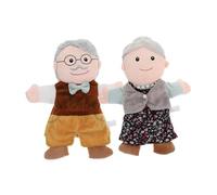 MAJORMENCH 2 Figuras de Mano Realistas, Figura de Juguete Educativo de Felpa y Algodón PP, para Contar Historias, 2 Unidades
