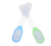 MAJORMENCH 2 Piezas Linterna LED Manos Libres con Clip Magnético Luz para Correr al Aire Silicona Duradera de Azul y Verde Seguridad Nocturna para Deportes y Enfermería