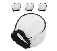 MAJORMENCH 4 Piezas Difusor para Flash de Cámara, Cubierta de Tela Transparente 3.9x3.7, Accesorio Portátil para Fotografía con Flash, Adecuado para Retratos, Bodas y Sesiones