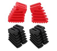 MAJORMENCH 4 Piezas Drum Rack Foot Pads Plastic Drum Stand Protectors Anti-slip Replacement Feet Easy Installation