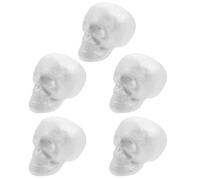 MAJORMENCH 5 Bolas de Poliestireno Expandido 9cm de Color Claro 5 Piezas para Manualidades Grimace Ideales para Pintura y Educación Preescolar Creativa