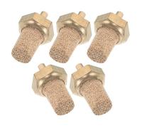 MAJORMENCH 5 Boquillas de Filtro para Máquina de Nieve M5 de Cobre Puro, Difusor Silenciador de Piedra de Burbujas, Accesorios para Máquinas de Espuma y Niebla, Repuesto para Efectos