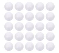 MAJORMENCH 50 Bolas Sólidas Redondas de Poliestireno Blanco para Manualidades y Decoración, Esferas de 6cm Pueden Pegar y Lijar para Eventos Festivos