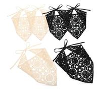 MAJORMENCH 6piezas Bandanas De Ganchillo Para Mujer Pañuelos Para Cabello Diademas Elegantes y Versátiles y Accesorios De Moda Para Día Día