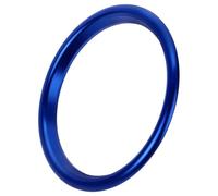 MAJORMENCH Anillo Decorativo de Aleación de Aluminio Azul Moldura Embellecedor de Salida de Aire Acondicionado para Coche para Modelos A3/s3, Accesorios Interiores de Automóviles