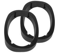 MAJORMENCH Anillo Espaciador para Altavoz Coche 6x9 Pulgadas Resistente al Agua Almohadilla Gruesa de Plástico Negro para Montaje Estable en Sistemas de Audio Automotriz