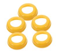 MAJORMENCH Anillos De Rosca Para Biberones De Cuello Ancho Para Bebés, Collar Plástico Reutilizable Anillo Central, Accesorios Compatibles Para Alimentación Casa, Pack De 5 Unidades