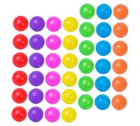 MAJORMENCH Balones para Piscinas De Balones para Niños, Tamaño Medio, Bolas Oceánicas Redondas De Plástico, Colores Variados, 100 Unidades, Juguetes para Piscina y Sala De Juegos Infantiles