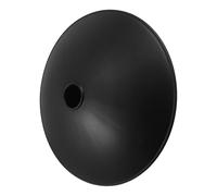 MAJORMENCH Base Giratoria Redonda de Plástico Negro para Silla de Salón Orificio Central de 5 Cm, Compatible Taburetes de Bar y Sillas de Oficina, Adecuado para Bares y Locales de Comida