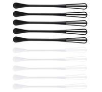 MAJORMENCH Batidor Manual de Huevos de Plástico Pp Diseño Doble, Combinación de Cuchara y Batidor, 10 Piezas, Antiadherente para Utensilios de Cocina