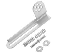 MAJORMENCH Bisagra de la puerta congelador bisagra de refrigerador bisagras para frigoríficos 1 juego acero galvanizado plata para puerta de congelador y refrigerador en reparación del hogar