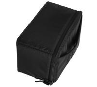 MAJORMENCH Bolsa Acolchada y Asa Portátil, Adecuado para Fotografía al Aire Libre Negra Gran Capacidad y Almacenamiento Seguro de Cámaras y Tarjetas de Memoria para Cámara Digital