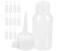 MAJORMENCH Botellas Aplicadoras para Tinte de Cabello 12 Pcs 30 Ml, Botella Dispensadora Flexible de Pe, Aplicador de Raíces para Cuero Cabelludo, Control Preciso para Coloración en Casa