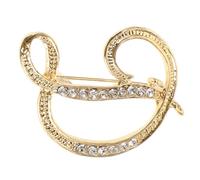 MAJORMENCH Broche de Aleación Inicial D para Mujer y Hombre, Pin Creativo de Letra, Accesorio de Moda Versátil para Traje, Camisa y Camiseta, Broche Divertido y Joya para Ocasiones Formales