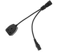 MAJORMENCH Cable de Extensión de Alimentación con Enchufe UK Cable Pesado Compatible con Ups y Sistemas Resistente y Fácil de Instalar para Routers Ordenadores y Monitores