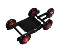 MAJORMENCH Carretilla para Mover Neumáticos de Motocicleta y Bicicleta Eléctrica con 5 Ruedas, Plataforma Rodante Portátil, Herramienta de Emergencia para Pinchazos y Color Aleatorio