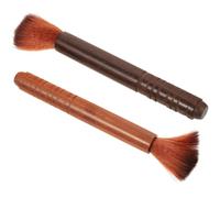 MAJORMENCH Cepillos para Limpieza de Violines y Erhu, 2 Piezas Lana y Sándalo para Eliminar Polvo, Experiencia Cómoda y Cuidado Eficaz Color Aleatorio