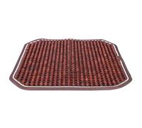 MAJORMENCH Cojín del Asiento Silla de Coche de Verano de Madera de Sándalo, Cojín Transpirable Ergonómico para Silla de Oficina, Almohadilla Refrescante Naranja para Uso en Casa y Vehículo